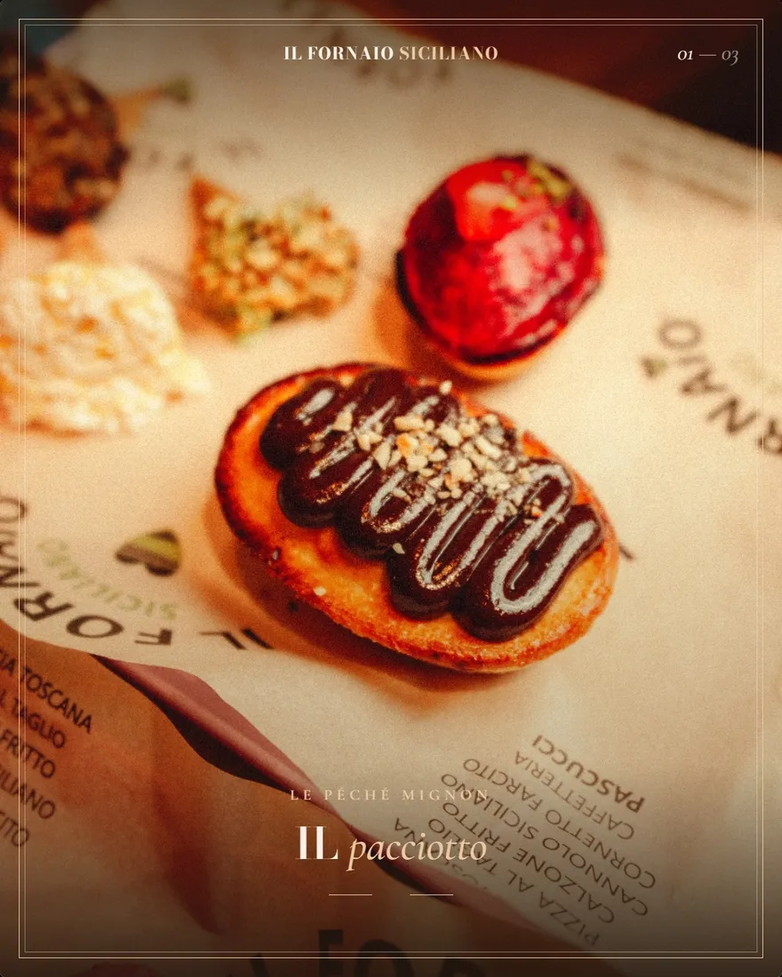 Carrousel Instagram « Il pacciotto » produit pour Il Fornaio Siciliano.