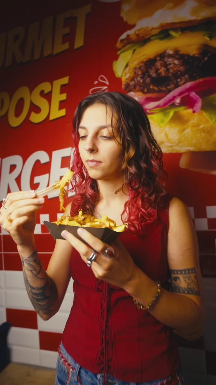 I Love Burger · Un détail de notre travail de création